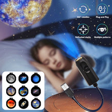 Load image into Gallery viewer, Car USB Moon Globe Star Light Projector Led Galaxy Lamp Night Lighting for Home Atmosphere Lighting Room Wall Decor Gift ﻿
