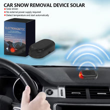 Load image into Gallery viewer, Electromagnetic Car Snow Removal Device Solar Ice and Snow Scraper Automotive Defroster for Windshield and Window
