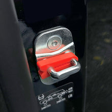 Load image into Gallery viewer, 4Pcs Thickened Car Door Lock Strike Plate Protector Pad Shock Absorption &amp; Anti-Rattle Bumper for Car Door Durable Rubber Pad
