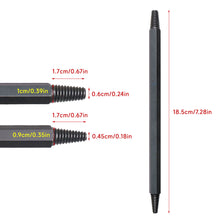 Load image into Gallery viewer, Professional Broken Spark Plug Extractor Tool Left-Hand Thread Reverse Tap for Removing Broken Spark Plugs &amp; Screws High-Speed Steel Tapered Automotive Engine Repair Tool
