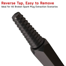 Load image into Gallery viewer, Professional Broken Spark Plug Extractor Tool Left-Hand Thread Reverse Tap for Removing Broken Spark Plugs &amp; Screws High-Speed Steel Tapered Automotive Engine Repair Tool

