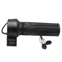 Load image into Gallery viewer, 3-Speed Electric Bike Scooter Speed Control Throttle Twist Grip Handlebar Accelerator for E-Bike &amp; E-Scooter Replacement

