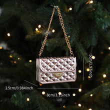 Load image into Gallery viewer, 1PC Christmas Hanging Pendant 3D Pink Powder Plastic Snowflake Xmas Tree Decor for Holiday Wedding Party Home

