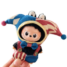 Load image into Gallery viewer, Funny Circus Clown Costume Set For Labubu 4.0 Pin For Love Doll 10.5cm Doll Outfit Clothing Christmas Gift Accessories
