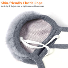 Load image into Gallery viewer, Winter Warm Plush Face Mask With Ear Muffs Windproof Breathable For Men Women Unisex Cycling Cold Weather Protection
