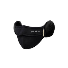 Load image into Gallery viewer, Winter Warm Plush Face Mask With Ear Muffs Windproof Breathable For Men Women Unisex Cycling Cold Weather Protection
