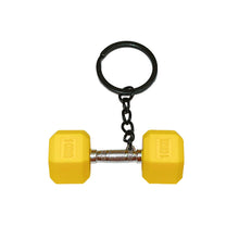 Load image into Gallery viewer, Gym Mini 3D Dumbbell Sports Keychain Fashion PVC Car Key Ring Student Backpack Pendant Fitness Inspiring Gifts
