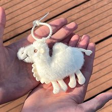 Load image into Gallery viewer, Cute Plush Camel Keychain Charm Mini Desert Camel Doll Pendant For Handbag Backpack Decoration Desert Tourism Couple Gifts
