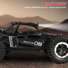 Load image into Gallery viewer, 1:16 Scale RC Car 2.4GHz 20KM/H High Speed All Terrain Off Road Climbing Truck With LED Lights Alloy Drift Racing Toy Gift For Kids Adults
