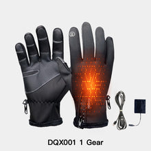 Load image into Gallery viewer, Winter Outdoor Cycling Electric Heated Gloves 3-Level Adjustable Waterproof Anti-Slip Thermal Touchscreen Ski Gloves
