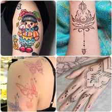 Load image into Gallery viewer, 10-Color Face Body Paint Set Body Painting Pen Temporary Tattoo Pen Makeup For Kids Halloween Christmas Masquerade Cosplay Music Festival Event
