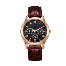 Load image into Gallery viewer, Fashion Men Quartz Watch Three Eyes Watch Alloy Wristwatches Luxury High-End Watch Gift Accessories
