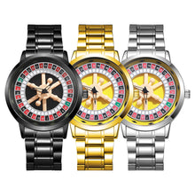 Load image into Gallery viewer, Men Quartz Watch Russian Roulette Dial Watch Sports Style Fashion Wristwatch Male Accessories Gift
