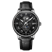 Load image into Gallery viewer, Luxury Men Quartz Watch Three-Eyes Calendar Watch Star Moon Pattern Casual Watch Clock Men Accessories Gift
