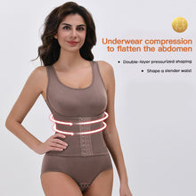 Load image into Gallery viewer, Women Body Shaping Jumpsuit Tummy Control Underwear Bodysuit Butt Lifting Shapewear Body Shaper Briefs
