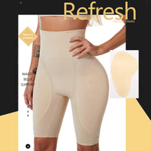 Load image into Gallery viewer, Women Butt Lifter Shapewear Shorts Tummy Control Underwear Firm Butt Rich Hips With Detachable Pad Pants
