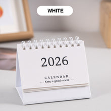 Load image into Gallery viewer, 2026 New Year Simple Style English Mini Desk Calendar Desktop Notepad Colorful Calendar Decoration Gift
