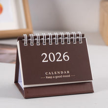 Load image into Gallery viewer, 2026 New Year Simple Style English Mini Desk Calendar Desktop Notepad Colorful Calendar Decoration Gift
