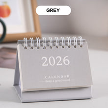 Load image into Gallery viewer, 2026 New Year Simple Style English Mini Desk Calendar Desktop Notepad Colorful Calendar Decoration Gift
