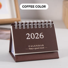 Load image into Gallery viewer, 2026 New Year Simple Style English Mini Desk Calendar Desktop Notepad Colorful Calendar Decoration Gift
