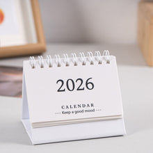 Load image into Gallery viewer, 2026 New Year Simple Style English Mini Desk Calendar Desktop Notepad Colorful Calendar Decoration Gift
