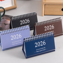 Load image into Gallery viewer, 2026 New Year Simple Style English Mini Desk Calendar Desktop Notepad Colorful Calendar Decoration Gift

