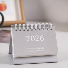 Load image into Gallery viewer, 2026 New Year Simple Style English Mini Desk Calendar Desktop Notepad Colorful Calendar Decoration Gift
