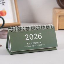 Load image into Gallery viewer, 2026 New Year Simple Style English Mini Desk Calendar Desktop Notepad Colorful Calendar Decoration Gift
