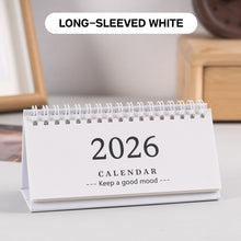Load image into Gallery viewer, 2026 New Year Simple Style English Mini Desk Calendar Desktop Notepad Colorful Calendar Decoration Gift
