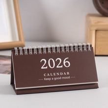 Load image into Gallery viewer, 2026 New Year Simple Style English Mini Desk Calendar Desktop Notepad Colorful Calendar Decoration Gift
