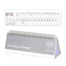 Load image into Gallery viewer, 2026 New Year Simple Style Fresh Mini English Calendar Colorful Memo Calendar Desktop Notepad Decoration Gift
