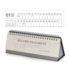 Load image into Gallery viewer, 2026 New Year Simple Style Fresh Mini English Calendar Colorful Memo Calendar Desktop Notepad Decoration Gift
