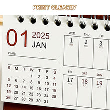 Load image into Gallery viewer, 2026 New Year Simple Style Fresh Mini English Calendar Colorful Memo Calendar Desktop Notepad Decoration Gift
