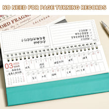 Load image into Gallery viewer, 2026 New Year Simple Style Fresh Mini English Calendar Colorful Memo Calendar Desktop Notepad Decoration Gift
