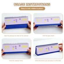 Load image into Gallery viewer, 2026 New Year Simple Style Fresh Mini English Calendar Colorful Memo Calendar Desktop Notepad Decoration Gift

