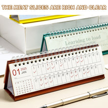 Load image into Gallery viewer, 2026 New Year Simple Style Fresh Mini English Calendar Colorful Memo Calendar Desktop Notepad Decoration Gift
