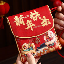 Load image into Gallery viewer, 2026 New Year Fabric Red Envelope New Year Wallet Year Of Horse Red Packet Lucky Money Red Envelopes For Children
