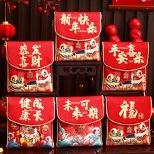 Load image into Gallery viewer, 2026 New Year Fabric Red Envelope New Year Wallet Year Of Horse Red Packet Lucky Money Red Envelopes For Children

