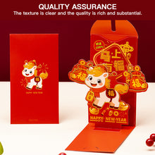 Load image into Gallery viewer, 2026 New Year 3D Red Pocket Cartoon Horse Red Envelopes Lucky Money Red Envelopes Festival Gift For Children
