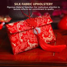 Load image into Gallery viewer, Wedding Red Envelopes Brocade Red Envelopes New Year Birthday Red Packet Knot Button Jade Pendant Red Packet
