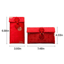 Load image into Gallery viewer, Wedding Red Envelopes Brocade Red Envelopes New Year Birthday Red Packet Knot Button Jade Pendant Red Packet
