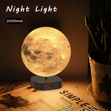 Load image into Gallery viewer, Ambient Rotating Moon Lamp Realistic Romantic Spin Moon Projector Adult Bedside Kids Room Calming Sleep Aid Light
