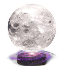 Load image into Gallery viewer, Ambient Rotating Moon Lamp Realistic Romantic Spin Moon Projector Adult Bedside Kids Room Calming Sleep Aid Light
