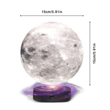 Load image into Gallery viewer, Ambient Rotating Moon Lamp Realistic Romantic Spin Moon Projector Adult Bedside Kids Room Calming Sleep Aid Light
