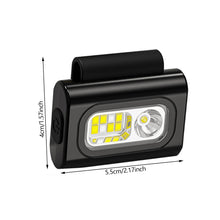 Load image into Gallery viewer, Rechargeable Outdoor Sports Running LED Clip Lamp Night Jogging Light Clip On Mini LED Safety Light USB Charging Waterproof
