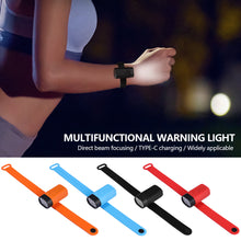 Load image into Gallery viewer, Outdoor Sports LED Light Night Light Wrist Bracelet Wearable Running Arm Belt Glow Dark for Running Cycling Concert Roller Skates
