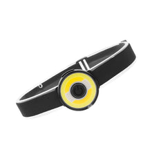 Load image into Gallery viewer, USB Rechargeable COB Headlamp LED Running Light Night Jogging Magnetic Headlight Portable Mini Light with Red Blue Warning Light
