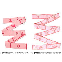Load image into Gallery viewer, 8 12 Section Adult Child Elastic Yoga Resistance Bands Dance Training Gym Home Pilates Exercise Pull Strap Belt Fitness Sport
