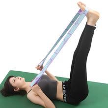 Load image into Gallery viewer, 8 12 Section Adult Child Elastic Yoga Resistance Bands Dance Training Gym Home Pilates Exercise Pull Strap Belt Fitness Sport
