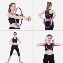 Load image into Gallery viewer, Yoga Fitness Pilates Open Back Ring Yoga Ring Magic Ring Pelvic Floor Muscle Training Yoga Supplies Pilates Ring
